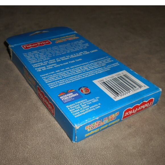 Fisher-Price 2004 Colors and Shapes Jumbo Preschool Flash Cards Complete - Picture 10 of 10